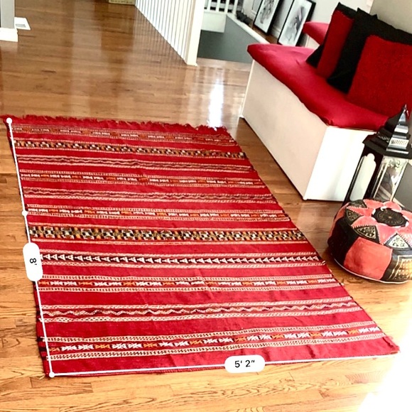 Beautiful artisanal handwoven rug wall art - Picture 6 of 6